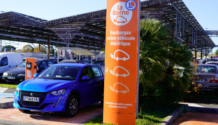 Borne électrique E.Leclerc